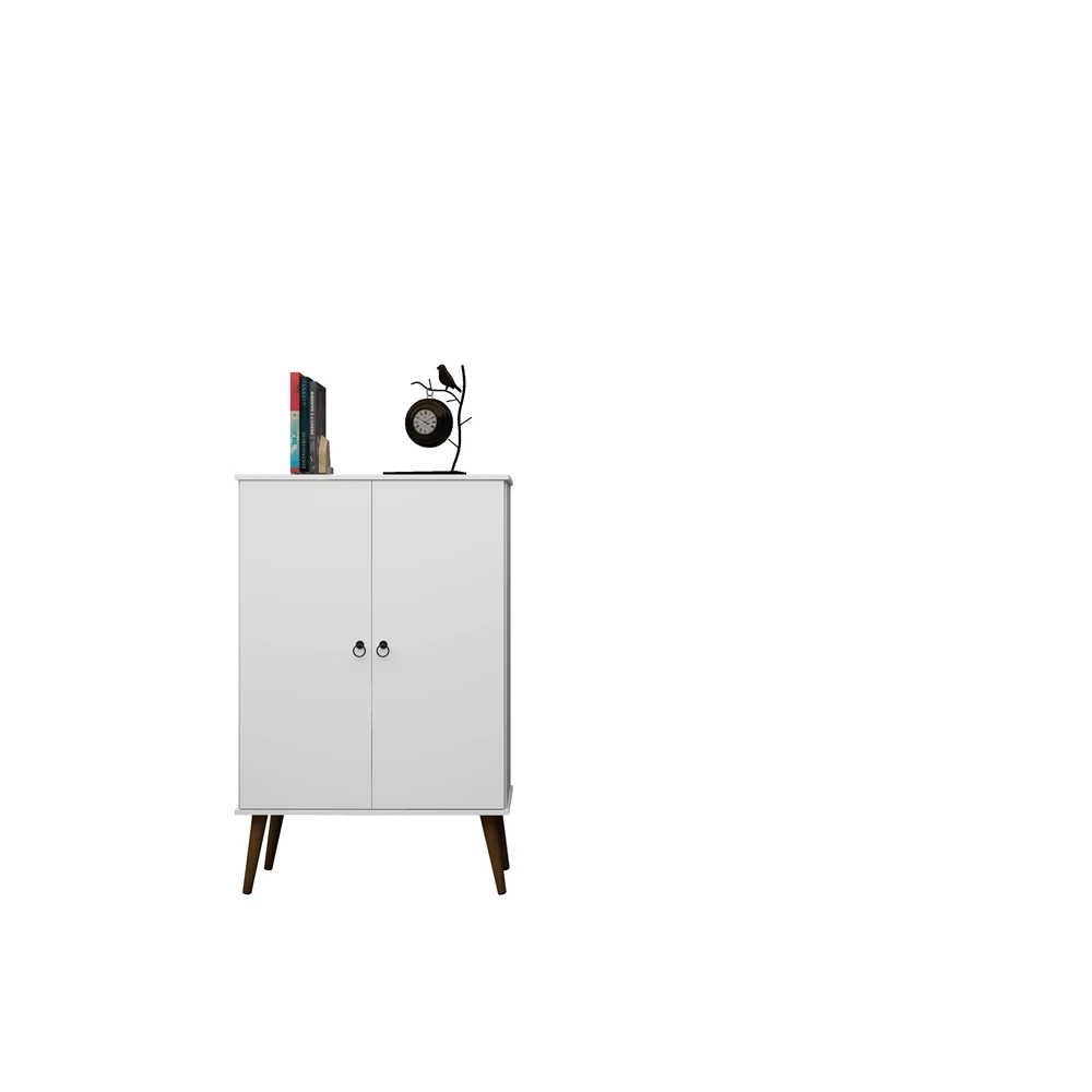 Manhattan Comfort Tribeca Shoe Cabinet - 35.43-in X 50-in - White 9 Manhattan Comfort Tribeca Shoe Cabinet - 35.43-in X 50-in - White - Image 9