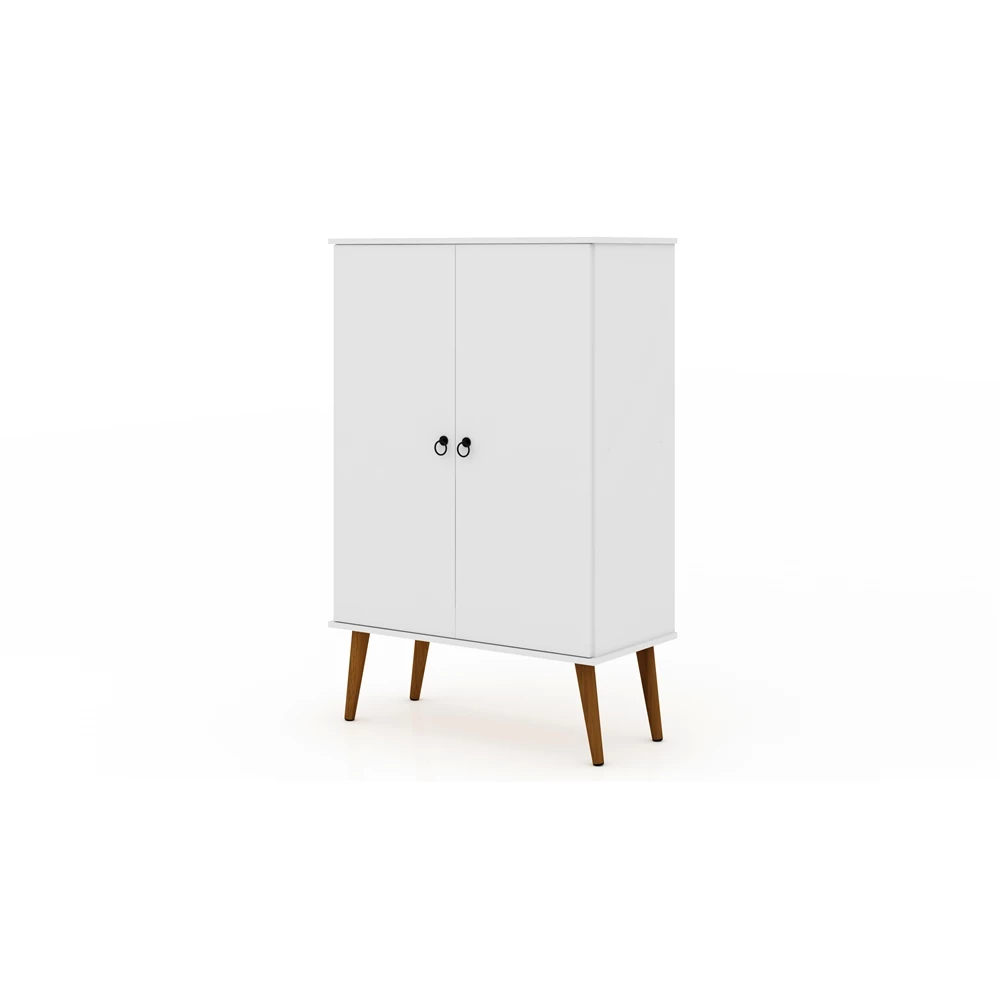 Manhattan Comfort Tribeca Shoe Cabinet - 35.43-in X 50-in - White 5 Manhattan Comfort Tribeca Shoe Cabinet - 35.43-in X 50-in - White - Image 5