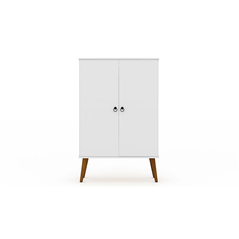 Manhattan Comfort Tribeca Shoe Cabinet - 35.43-in X 50-in - White 6 Manhattan Comfort Tribeca Shoe Cabinet - 35.43-in X 50-in - White - Image 6