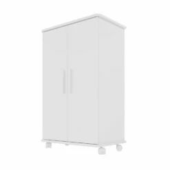 Manhattan Comfort Catalonia Mobile Shoe Closet 2.0 With 6 Shelves - 23.62-in X 38.97-in - White -Storage Furniture Sales 2024 330742673 AlternateImage6