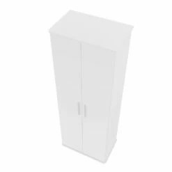 Manhattan Comfort Catalonia Mobile Shoe Closet 1.0 With 10 Shelves - 23.62-in X 67.95-in - White -Storage Furniture Sales 2024 330742684 AlternateImage7