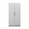 Prepac Elite Storage Cabinet In Light Gray Finish - 32-in