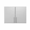 Prepac Elite Stackable Wall Cabinet In Light Gray Finish - 32-in