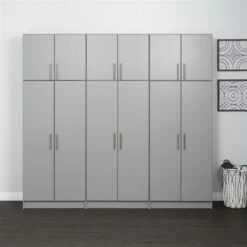 Prepac Elite Stackable Wall Cabinet In Light Gray Finish - 32-in -Storage Furniture Sales 2024 330746122 AlternateImage7