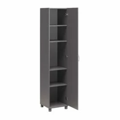 System Build Kendall Utility Storage Cabinet - 11.75-in X 29.69-in X 21-in - Gray