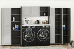System Build Kendall Utility Storage Cabinet - 11.75-in X 29.69-in X 21-in - Gray -Storage Furniture Sales 2024 330748975 AlternateImage7