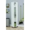 System Build Kendall Utility Storage Cabinet - 16.18-in X 23.46-in X 71.97-in - White