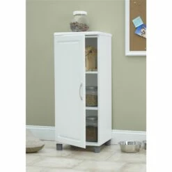 System Build Kendall Stackable Storage Cabinet - 15.38-in X 23.69-in X 38.25-in - White