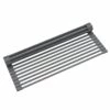 KRAUS Multipurpose Workstation Sink Roll-Up Dish Drying Rack In Dark Grey