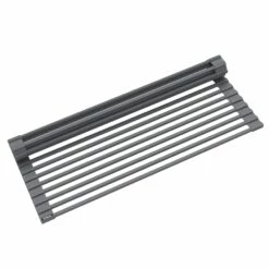 KRAUS Multipurpose Over-Sink Roll-Up Dish Drying Rack In Dark Grey -Storage Furniture Sales 2024 330765023 MainImage 001