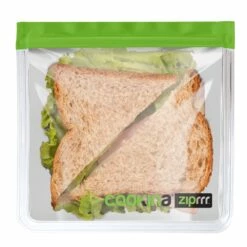 COOKINA ZipRRR Sandwich And Storage Bags - 20.5-cm X 20-cm - 850-ml - 2-Piece -Storage Furniture Sales 2024 330768929 AlternateImage1