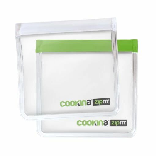 COOKINA ZipRRR Sandwich And Storage Bags - 20.5-cm X 20-cm - 850-ml - 2-Piece -Storage Furniture Sales 2024 330768929 AlternateImage6