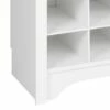 "Prepac Shoe Cubby Console - 60"" - White"