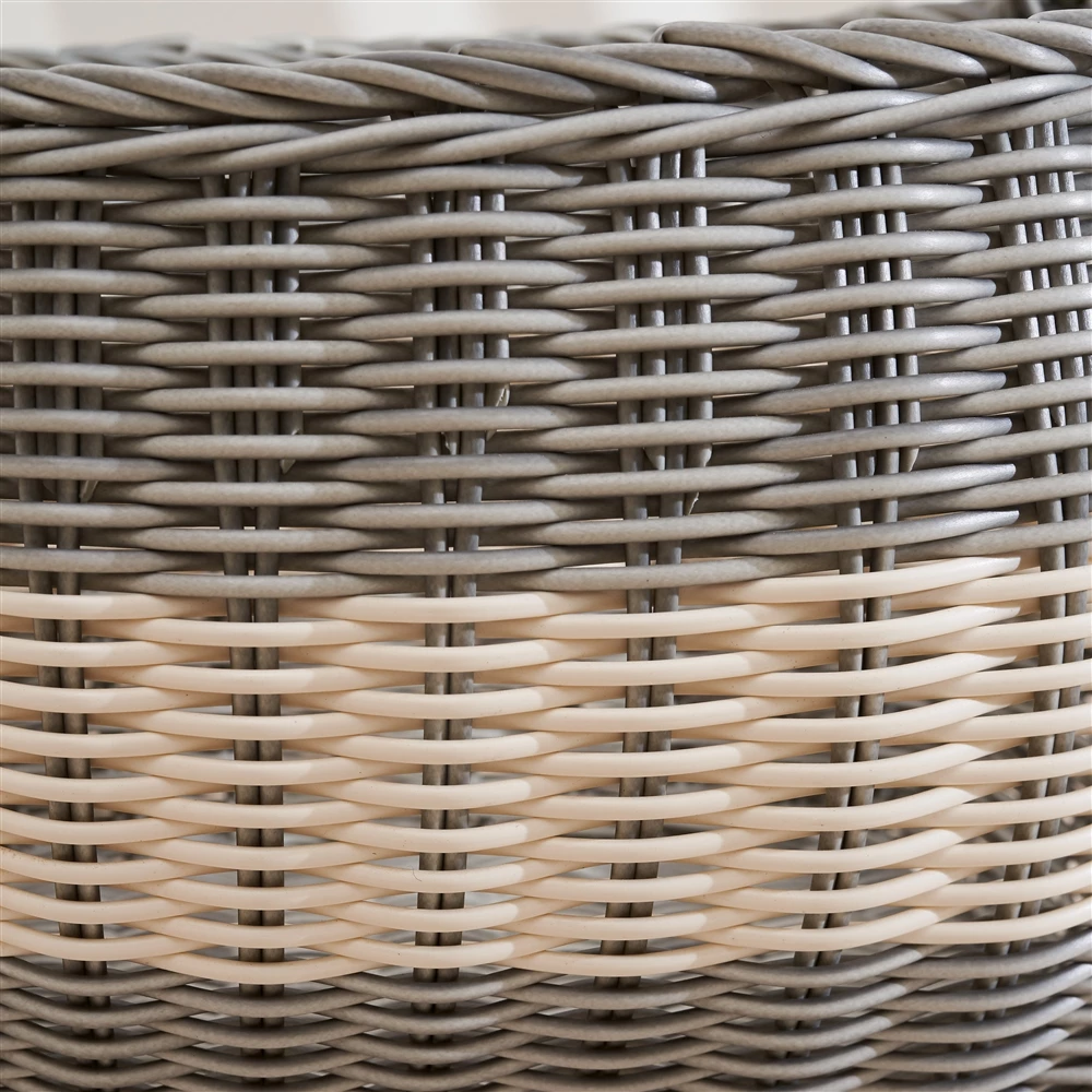 Vifah Hannah Storage And Laundry Basket - Oval - Resin - 17-in 2 Vifah Hannah Storage And Laundry Basket - Oval - Resin - 17-in - Image 2