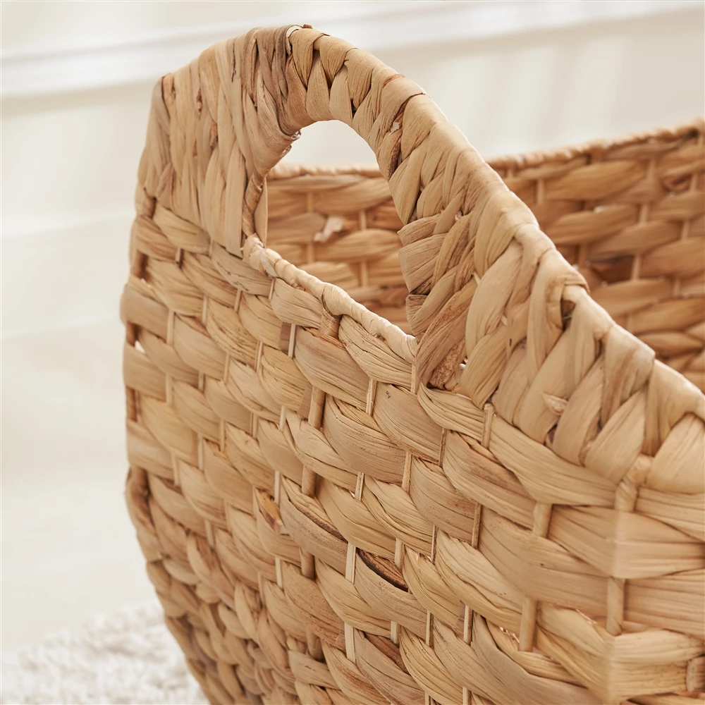 Vifah Amelia Stackable Grocery Basket - Rectangular - Water Hyacinth - Set Of 3 1 Vifah Amelia Stackable Grocery Basket - Rectangular - Water Hyacinth - Set Of 3