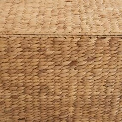 Vifah Ellie Lidded Laundry Basket - Rectangular - Water Hyacinth - 24-in -Storage Furniture Sales 2024 330770136 AlternateImage4