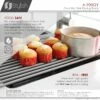 Stylish 20.5-in Grey Roll-Up Stainless Steel Drying Rack