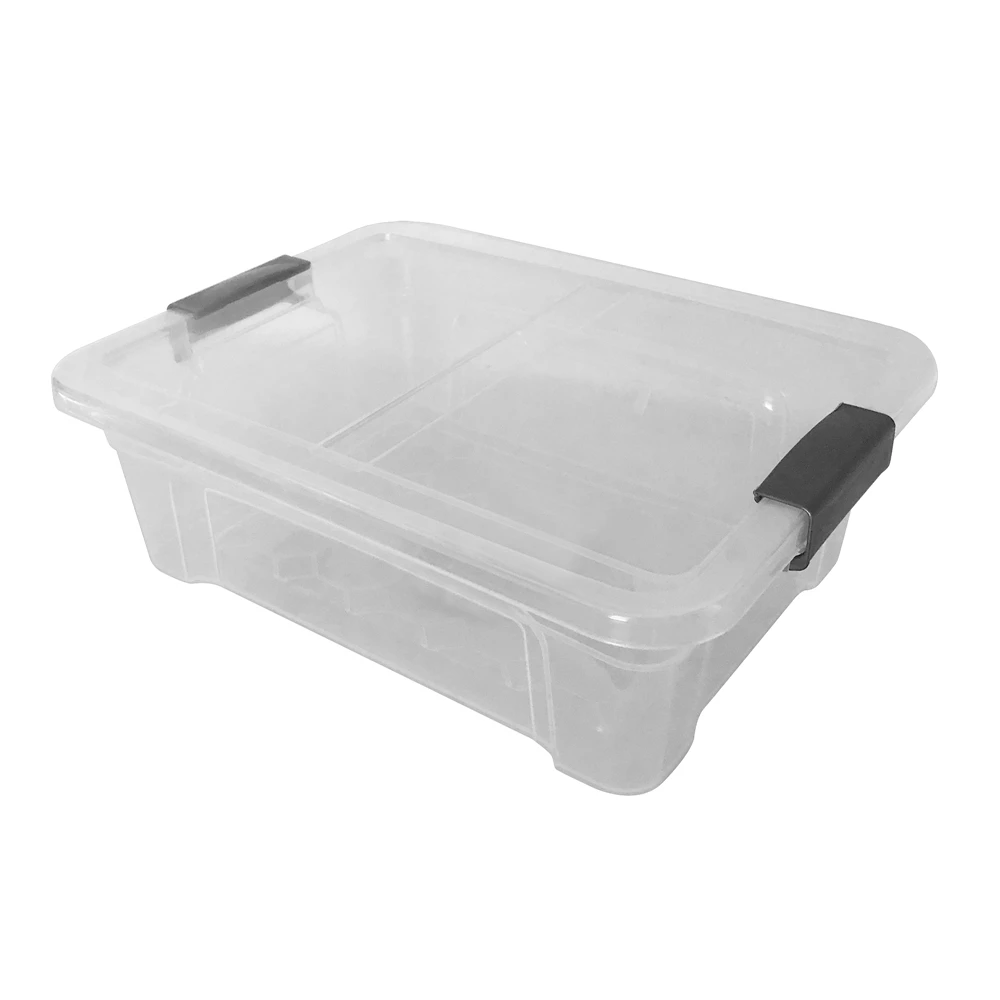 Modern Homes Mh 12.5 L Clear Tote With Standard Snap Lid 1 Modern Homes Mh 12.5 L Clear Tote With Standard Snap Lid