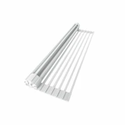 Stylish 20.5-in White Roll-Up Stainless Steel Drying Rack -Storage Furniture Sales 2024 330820370 MainImage 001