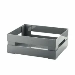 Guzzini Kitchen Active 12-in W X 4.5-in H X 8.7-in D Dark Grey Plastic Bin -Storage Furniture Sales 2024 330843011 MainImage frCA