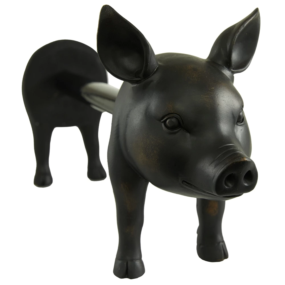 Grayson Lane Freestanding Black Marble Paper Towel Holder 2 Grayson Lane Freestanding Black Marble Paper Towel Holder - Image 2