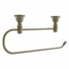 Allied Brass Metal Mounted Antique Brass Paper Towel Holder