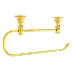 Allied Brass Metal Mounted Polished Brass Paper Towel Holder