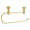 Allied Brass Metal Mounted Satin Brass Paper Towel Holder