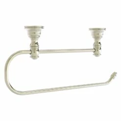 Allied Brass Metal Mounted Polished Nickel Paper Towel Holder