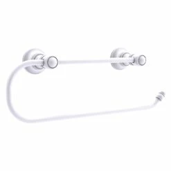 Allied Brass Metal Matte White Mounted Paper Towel Holder