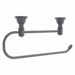 Allied Brass Metal Mounted Matte Gray Paper Towel Holder