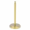 Allied Brass Metal Freestanding Satin Brass Paper Towel Holder