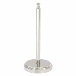 Allied Brass Metal Freestanding Satin Nickel Paper Towel Holder