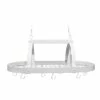 Home Collection 19.25-in X 35.5-in White Lighted Pot Rack