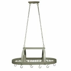 Home Collection 19.25-in X 35.5-in Grey Lighted Pot Rack -Storage Furniture Sales 2024 330875992 MainImage 001