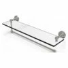 Allied Brass 22-in Metal Mounted Satin Nickel Paper Towel Holder