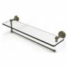 Allied Brass 22-in Metal Mounted Antique Brass Paper Towel Holder