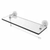 Allied Brass 16-in Metal Mounted Matte White Paper Towel Holder