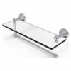 Allied Brass 16-in Metal Mounted Polished Chrome Paper Towel Holder