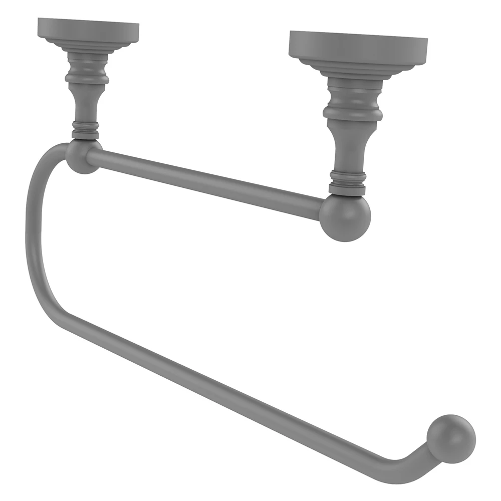 Allied Brass Waverly Place Under Cabinet Paper Towel Holder - Matte Grey 1 Allied Brass Waverly Place Under Cabinet Paper Towel Holder - Matte Grey