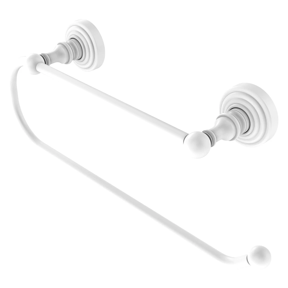 Allied Brass Waverly Place Wall Mounted Paper Towel Holder - Matte White 1 Allied Brass Waverly Place Wall Mounted Paper Towel Holder - Matte White