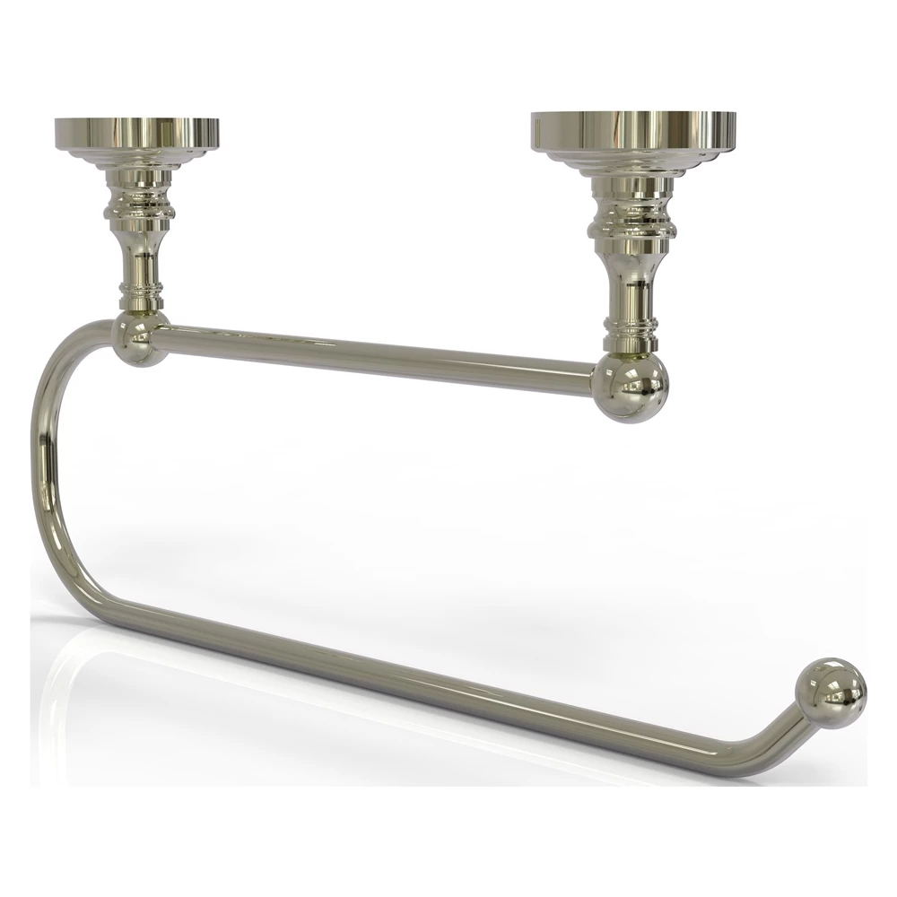 Allied Brass Waverly Place Under Cabinet Paper Towel Holder - Polished Nickel 1 Allied Brass Waverly Place Under Cabinet Paper Towel Holder - Polished Nickel