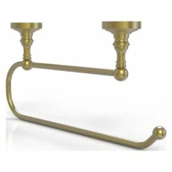 Allied Brass Waverly Place Under Cabinet Paper Towel Holder - Satin Brass