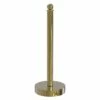 Allied Brass Metal Freestanding Unlacquered Brass Paper Towel Holder