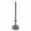Allied Brass Metal Matte Grey Paper Freestanding Towel Holder