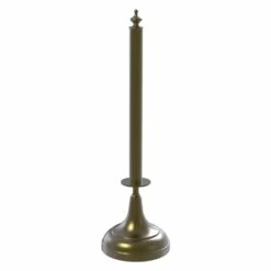 Allied Brass Metal Antique Brass Freestanding Paper Towel Holder