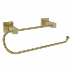 Allied Brass Montero Unlacquered Brass Metal Mounted Paper Towel Holder