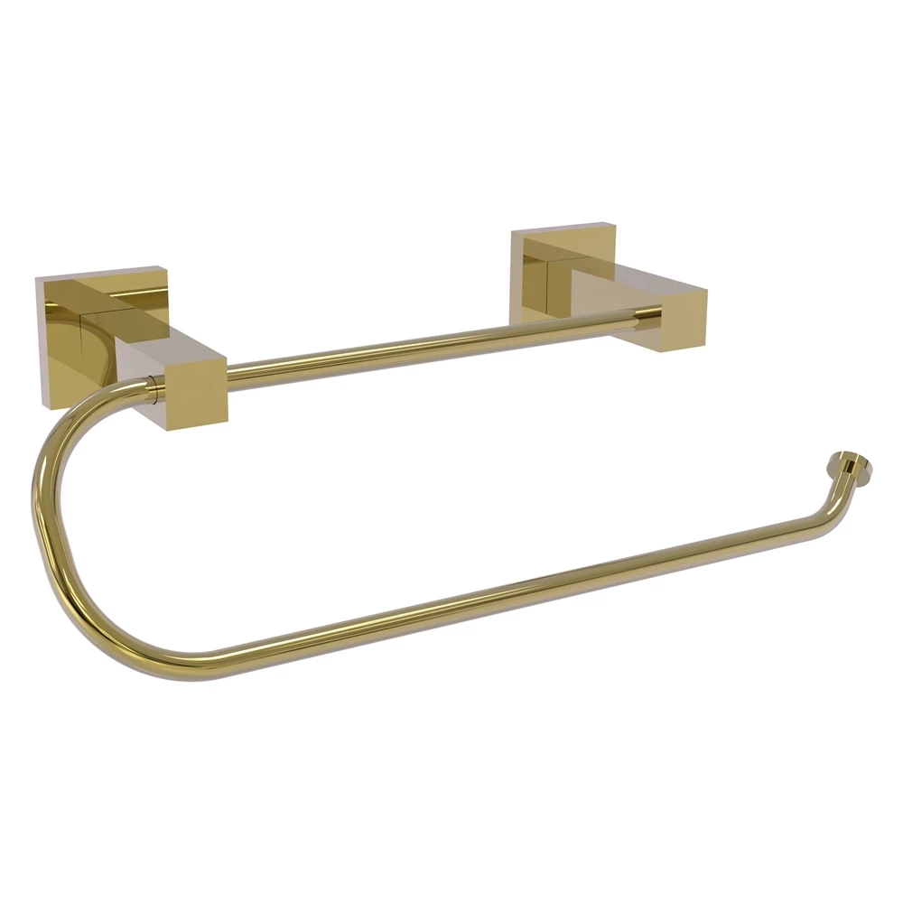 Allied Brass Montero Unlacquered Brass Metal Mounted Paper Towel Holder 1 Allied Brass Montero Unlacquered Brass Metal Mounted Paper Towel Holder