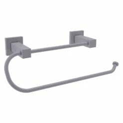 Allied Brass Montero Matte Grey Metal Mounted Paper Towel Holder