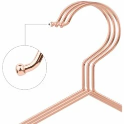 SONGMICS Rose/Gold Children-Sized Metal Clothes Hanger - Set Of 20 -Storage Furniture Sales 2024 330912846 AlternateImage3